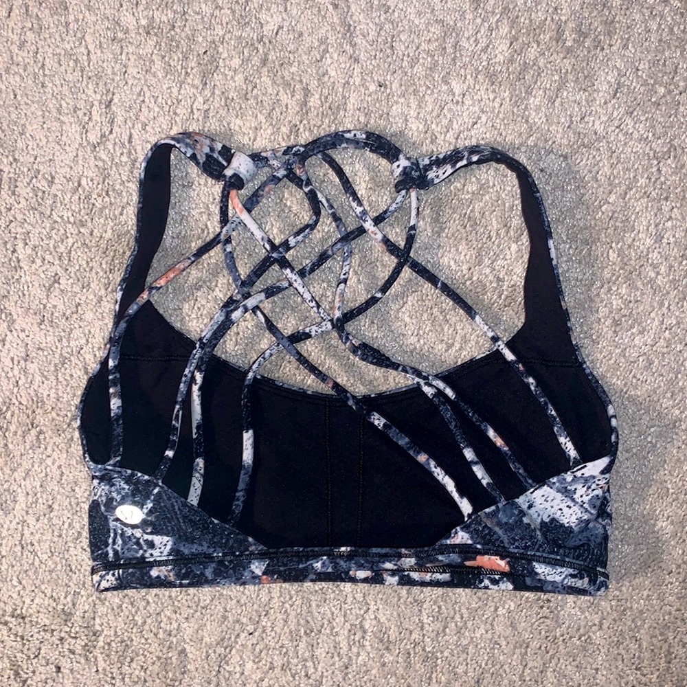 Multicolor Lululemon Free to be Bra